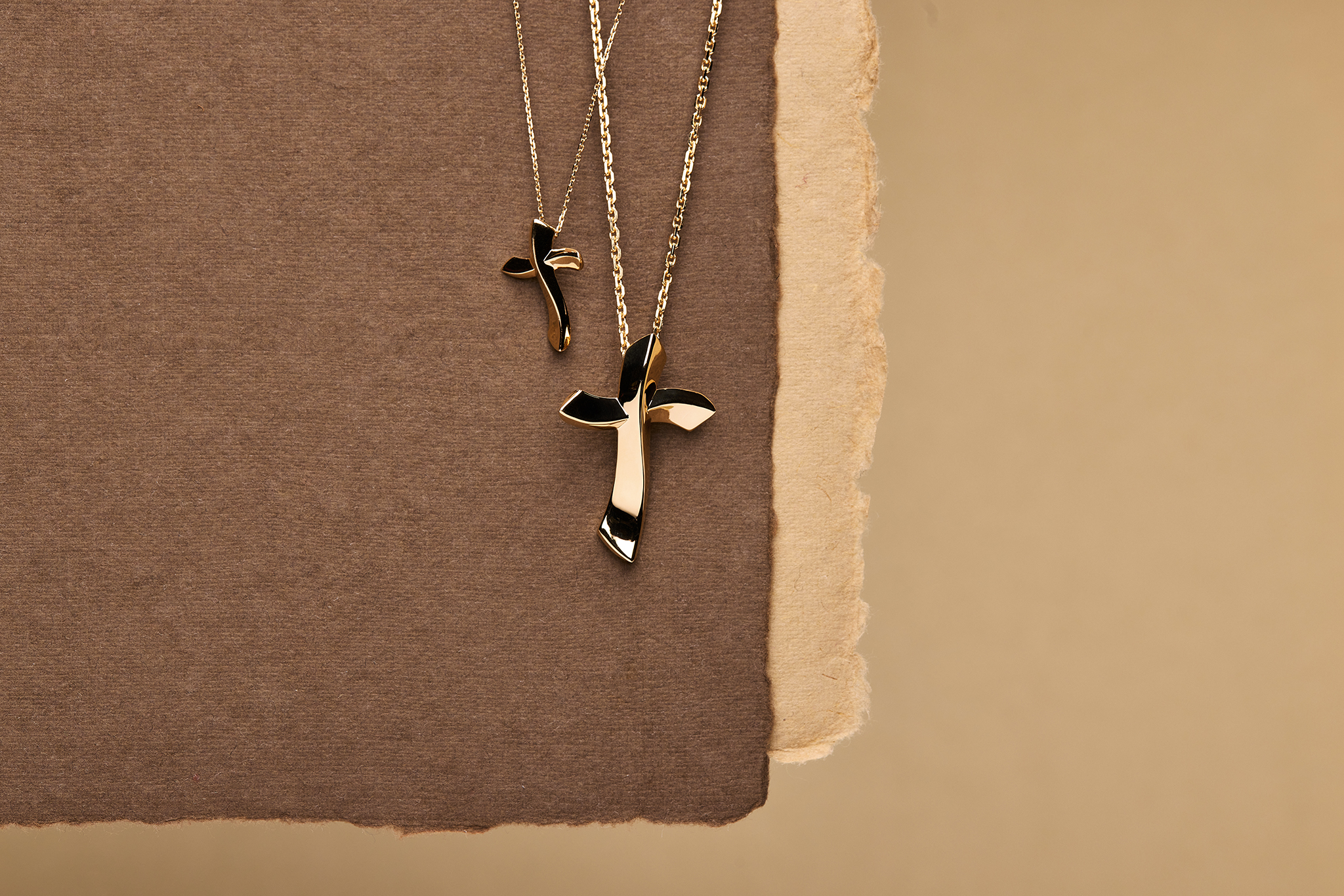 Faith Full, Cross Pendants in 18k Gold
Photography by Ben Pigao, courtesy of Bible Club