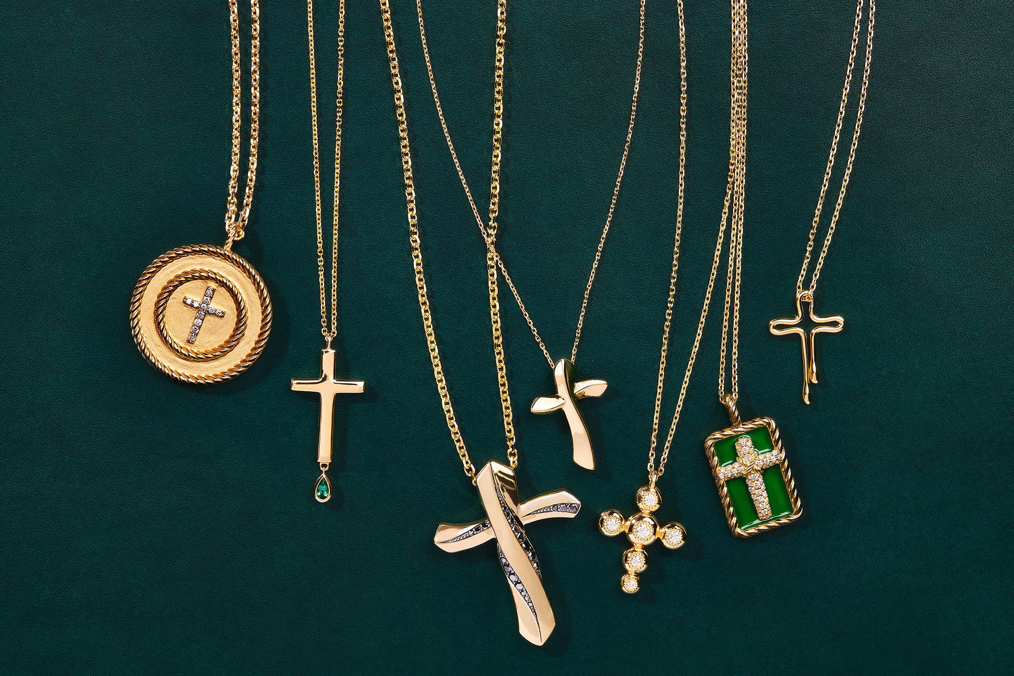 Bible Club Fine Jewelry, 7 Stories | 7 Pendants in Gold