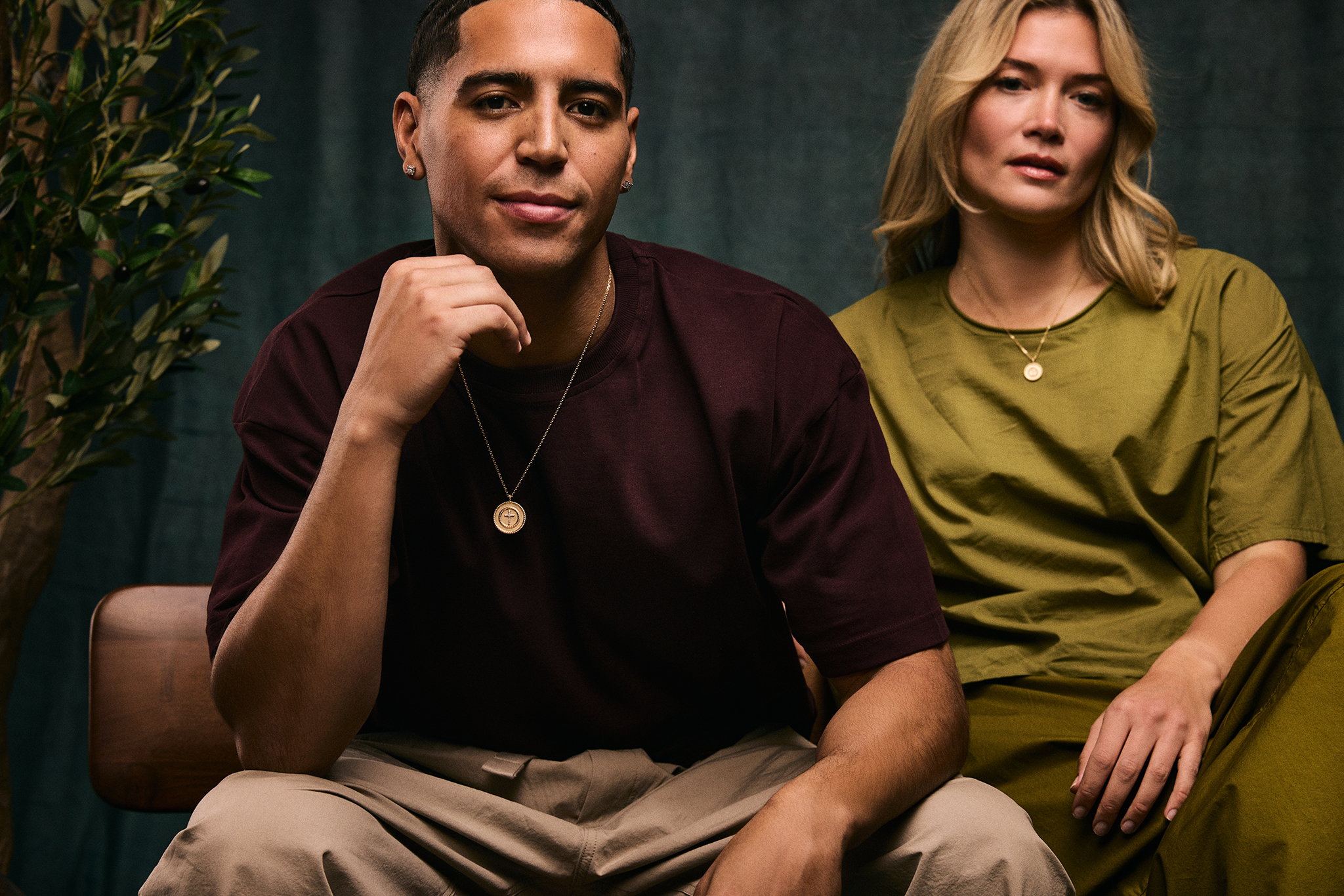 Holy Spiral, Cross Pendants in 18k Gold with Diamonds for Him and Her
Photography by Ben Pigao, courtesy of Bible Club