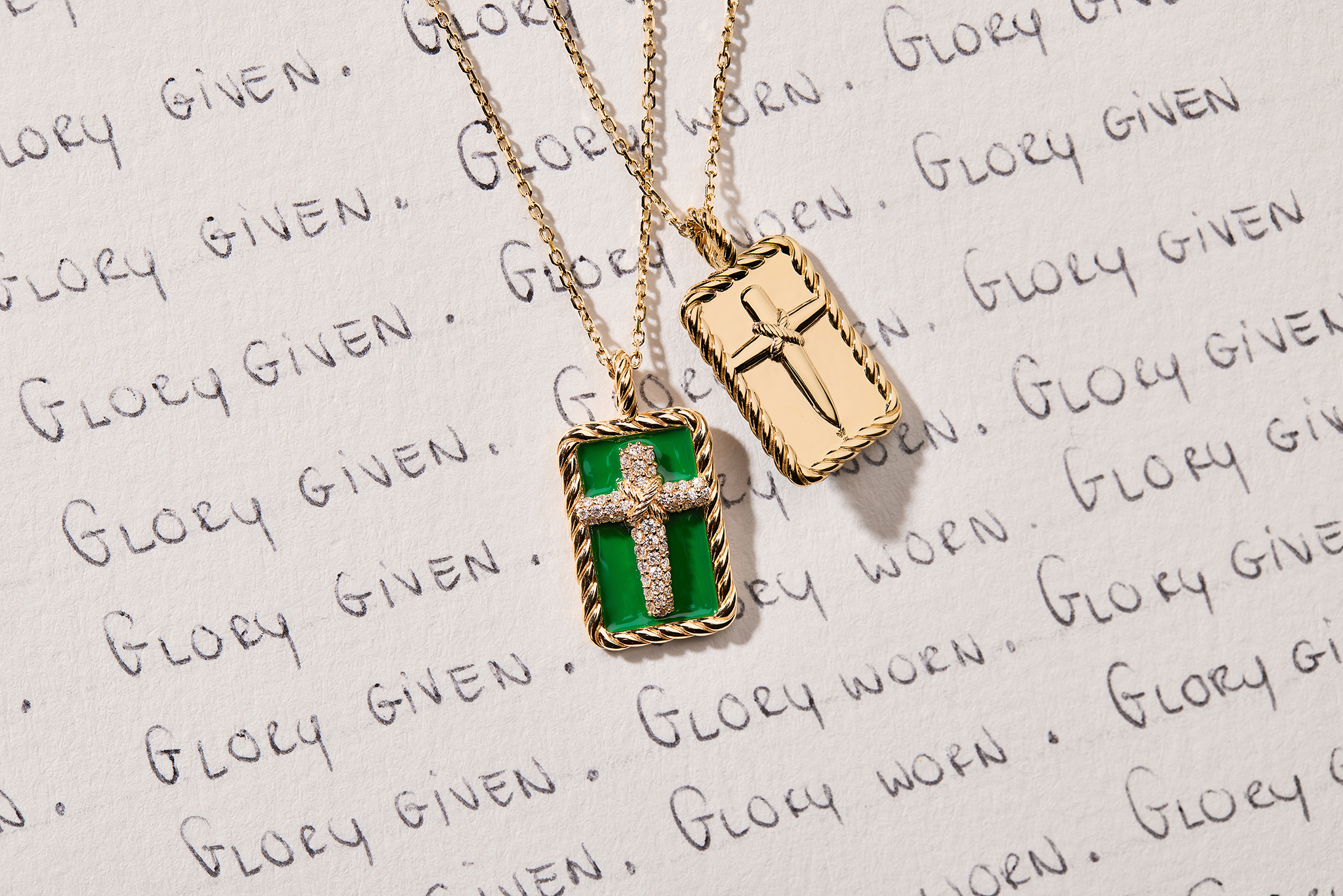 Rooted, Cross Pendants in 18k Gold with Full Diamonds
Photography by Ben Pigao, courtesy of Bible Club