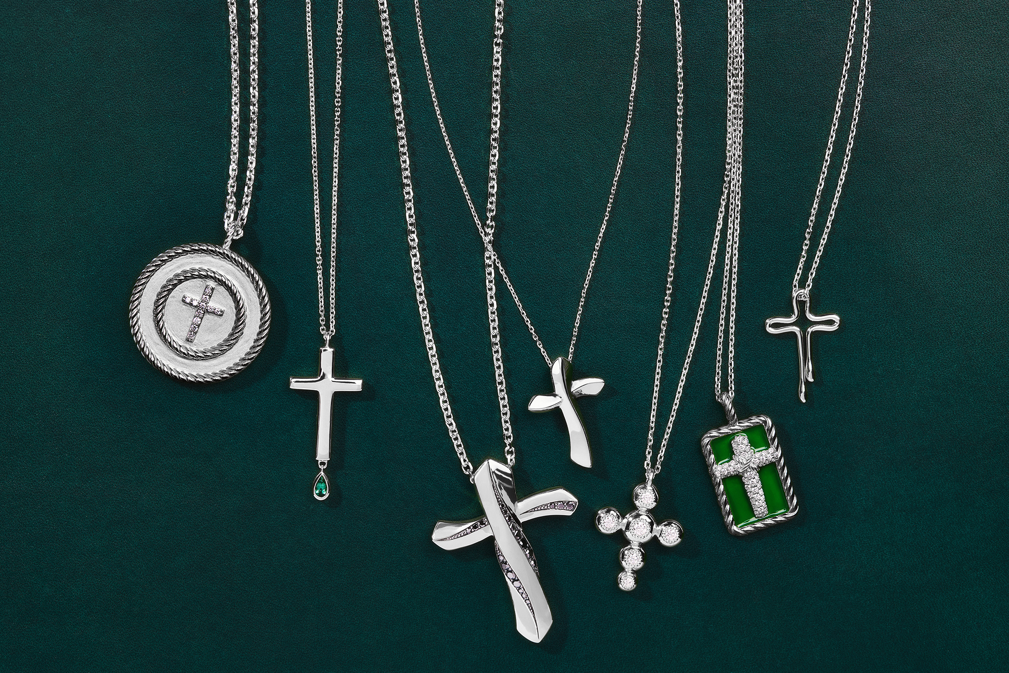 Bible Club Fine Jewelry, 7 Stories | 7 Pendants in Silver