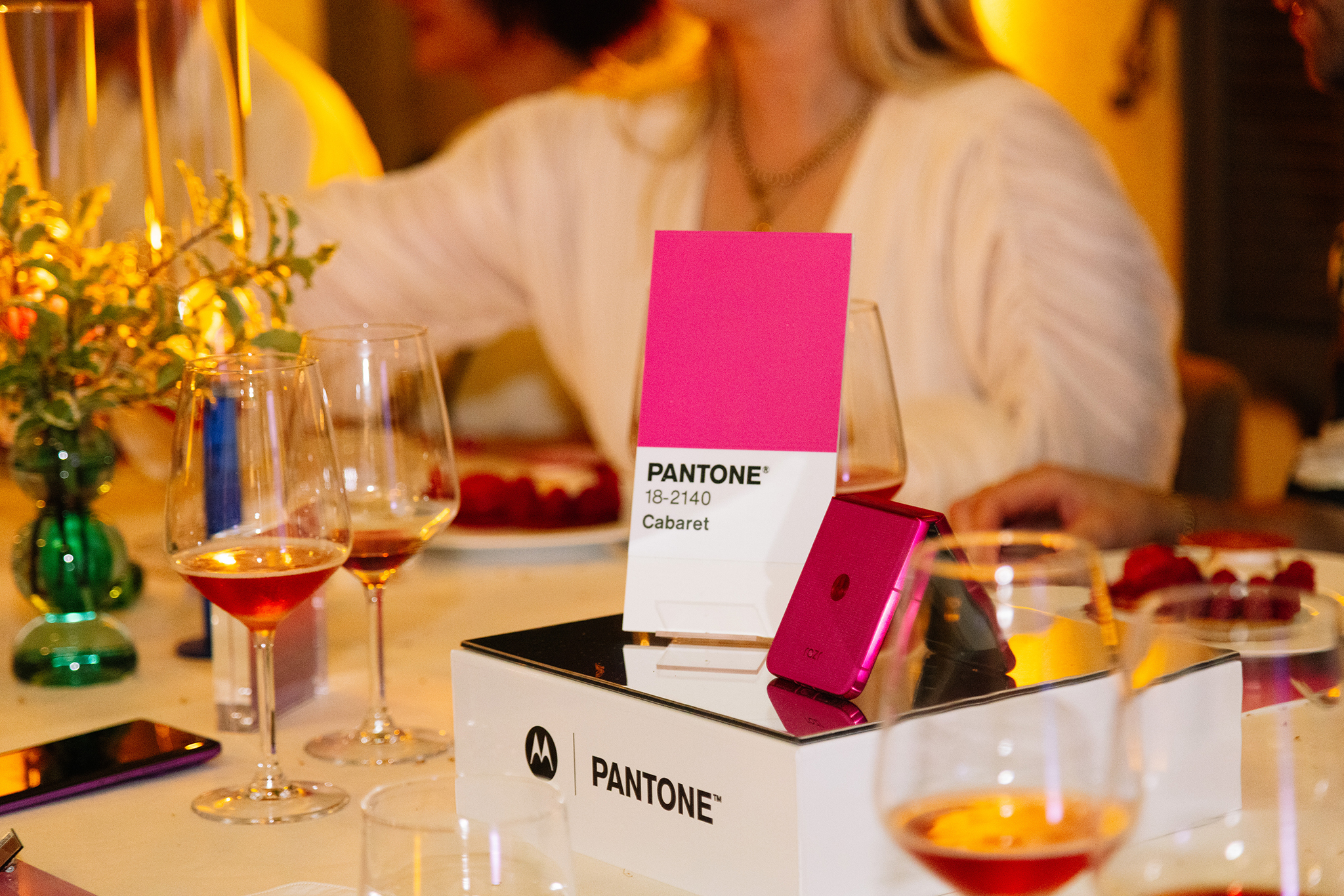 The Cannes Lions Pantone + Motorola Dinner
Photo by The Development, courtesy of Pantone