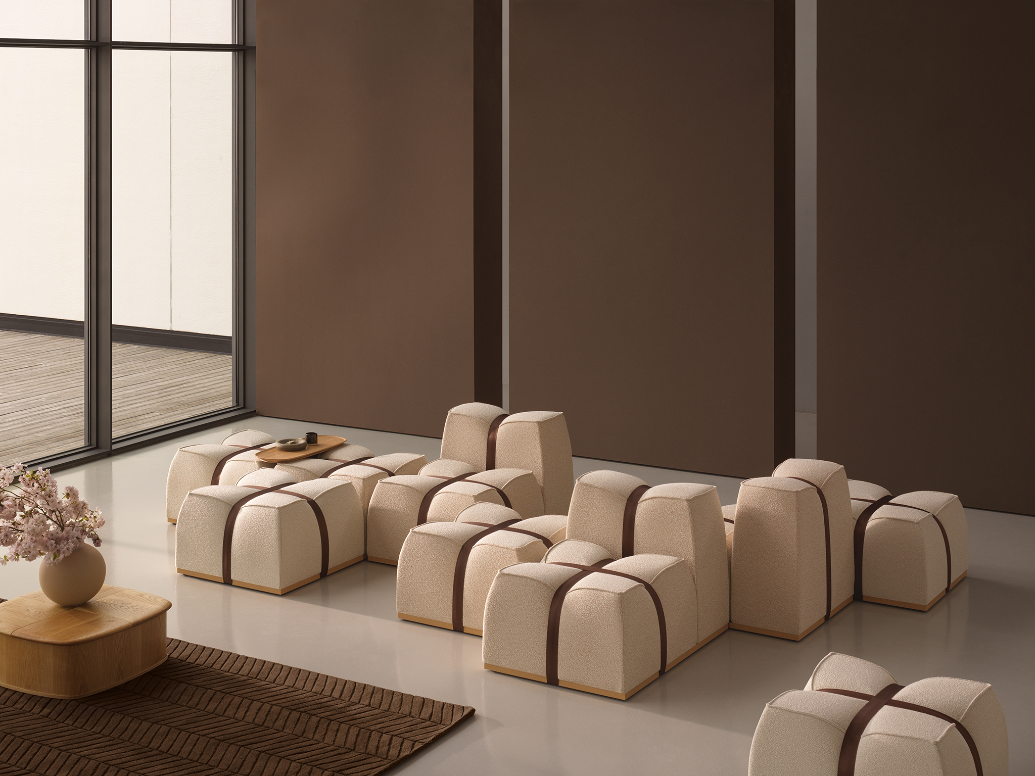 Cargo Modular Seating (White) by Mizetto