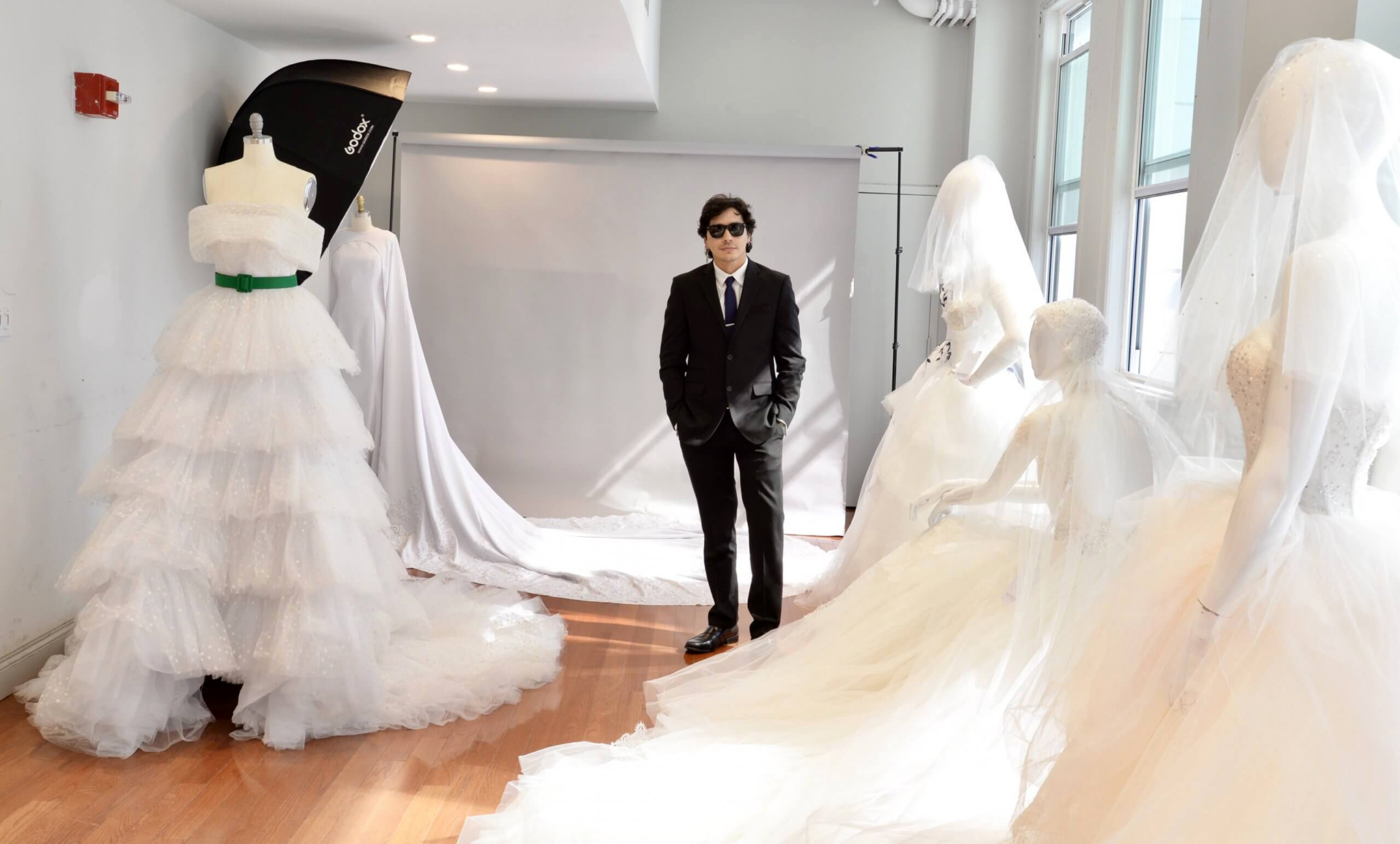 Bridal Designer & Owner, Guillermo Pharis
Photo courtesy of Guillermo Pharis Bridal & Paris Runway Official