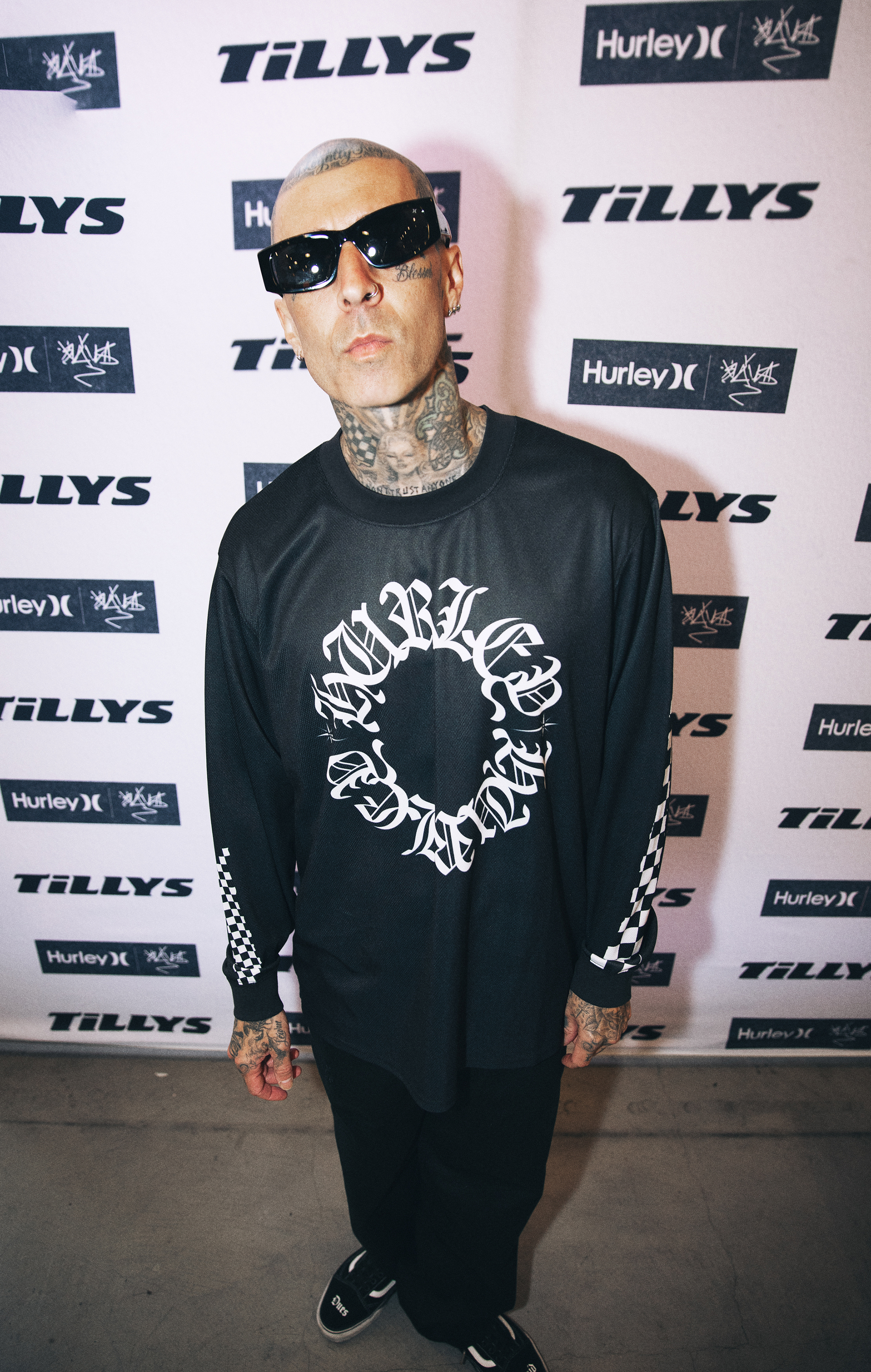 Legendary drummer, producer and brand ambassador Travis Barker.
Photography by Derek Bahn.