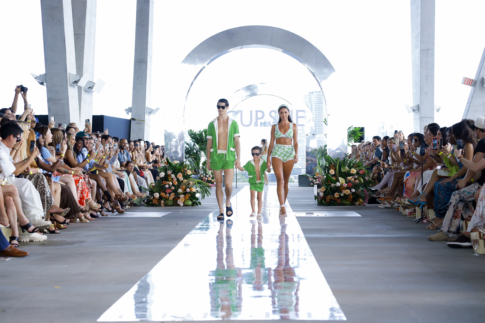 Models walk down the runway at the Cupshe Fashion Show.