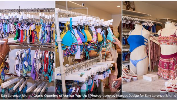 San Lorenzo Bikinis Celebrates Grand Opening of Venice Pop-Up. Photography by Margot Judge for San Lorenzo Bikinis.