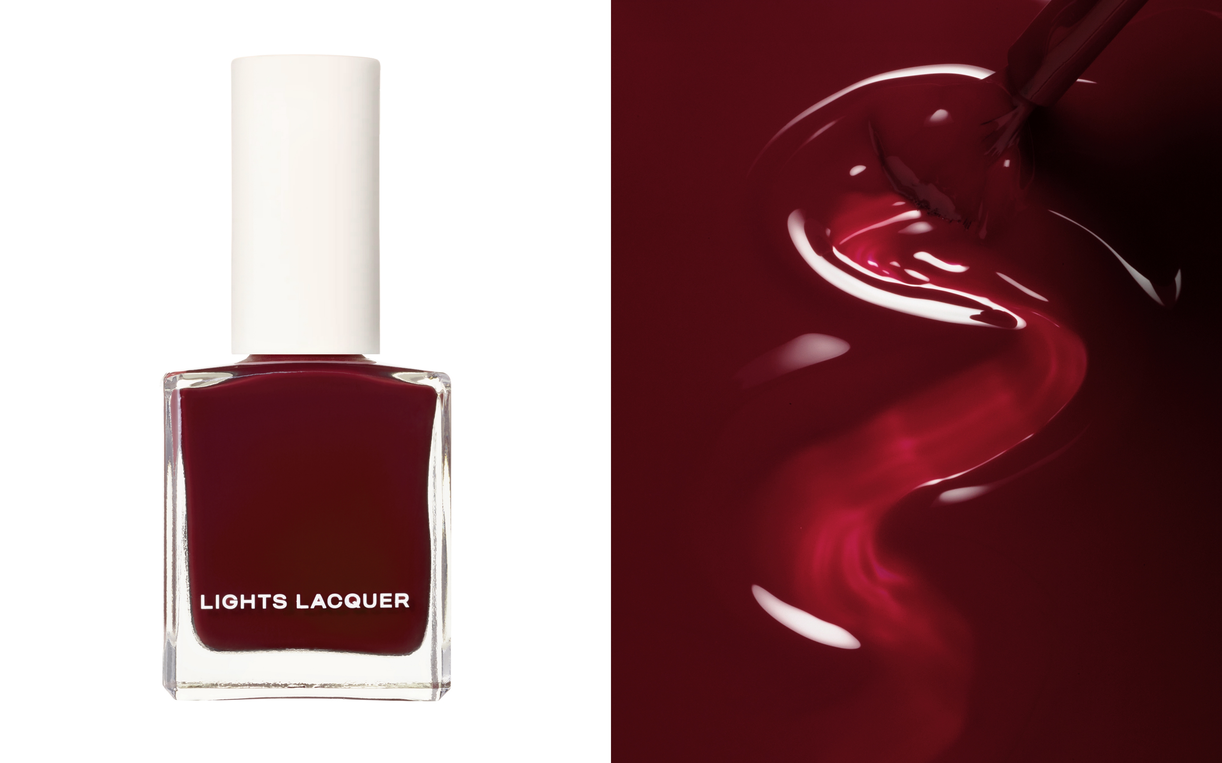 🍷 Cherry Wine - A deep cherry red polish with a crelly finish.