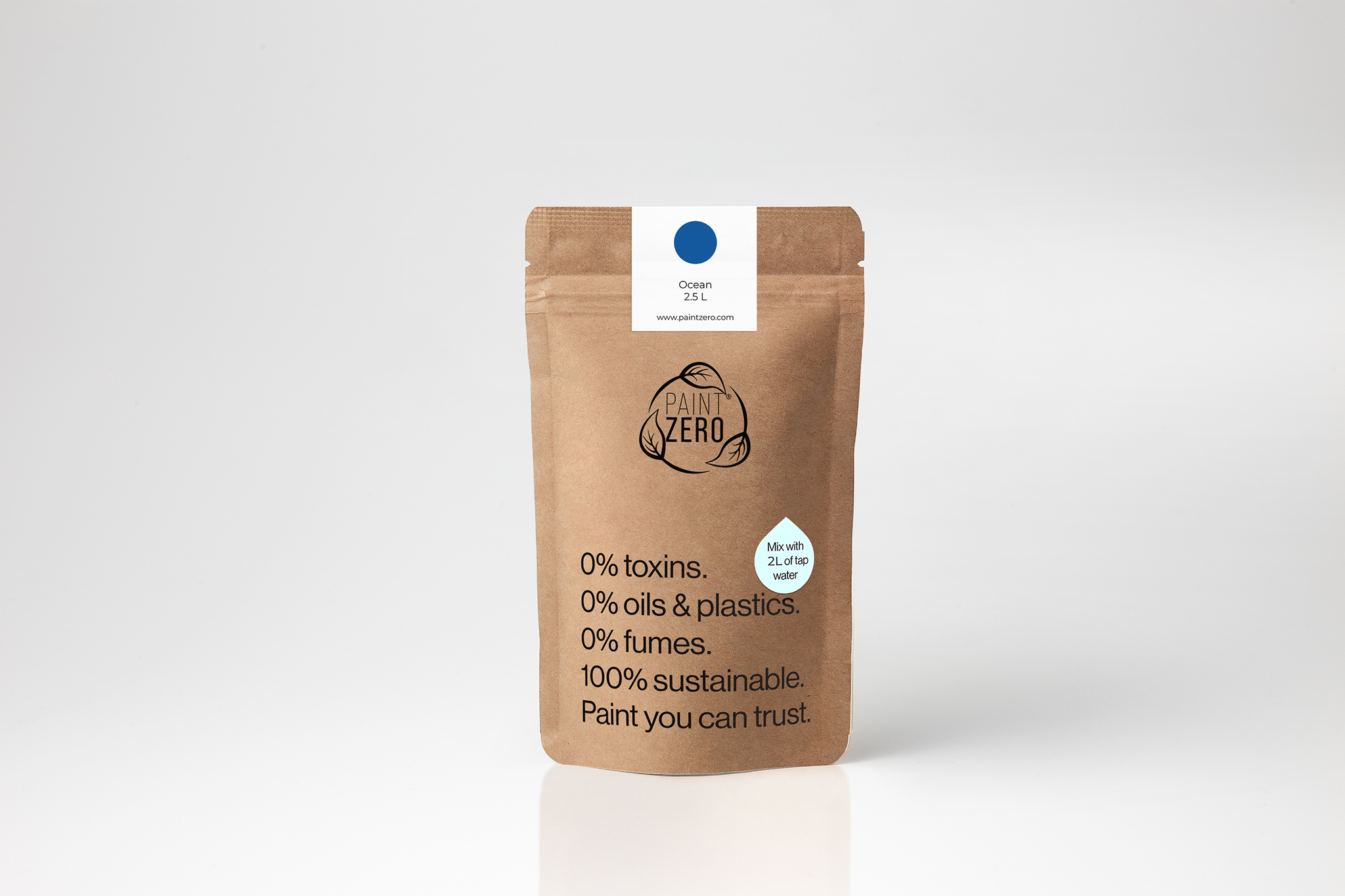Paint Zero's Plant-Based Waterless Paint - Ocean