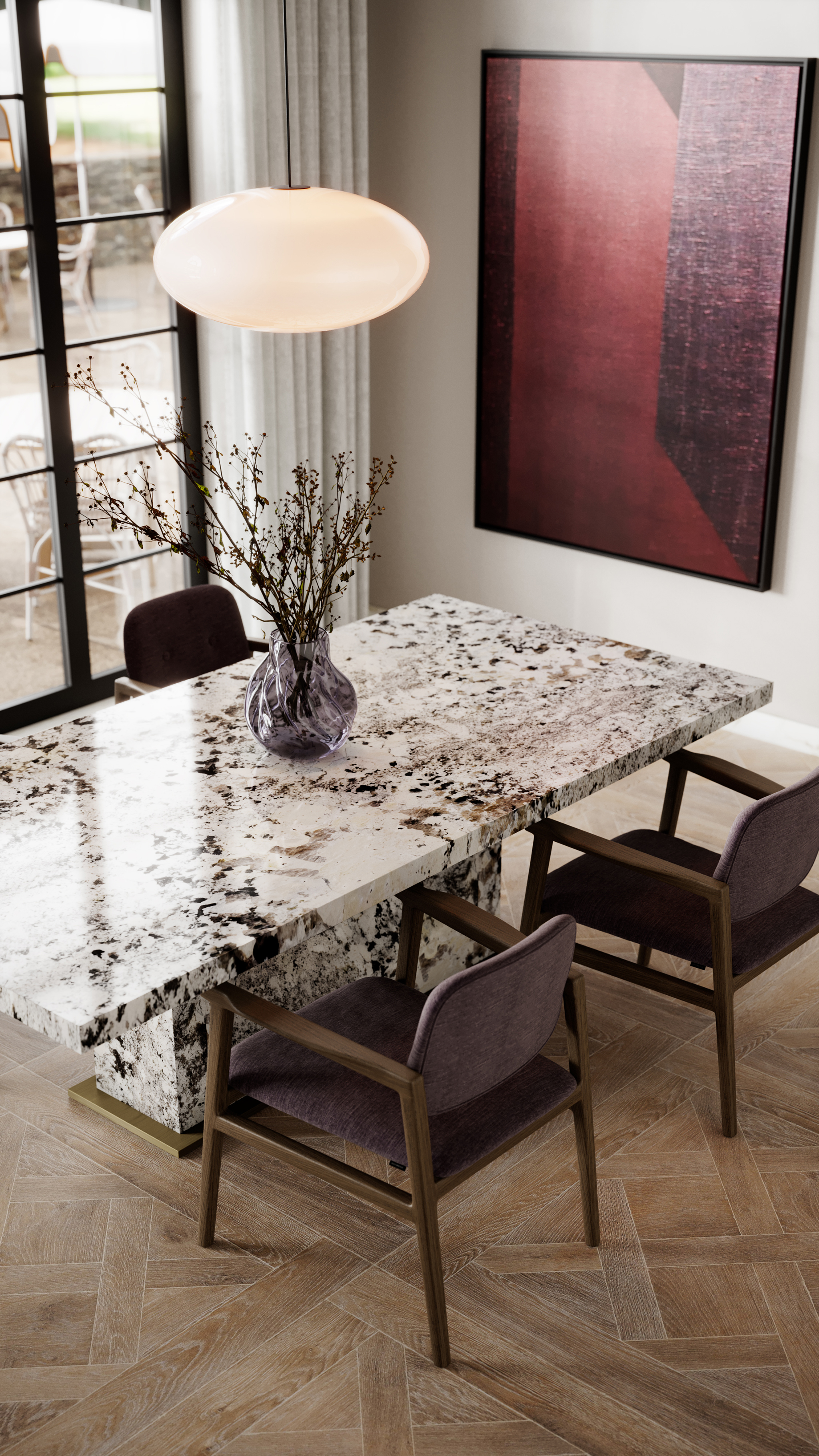 Fortune Dining Table and Toro II Chairs.