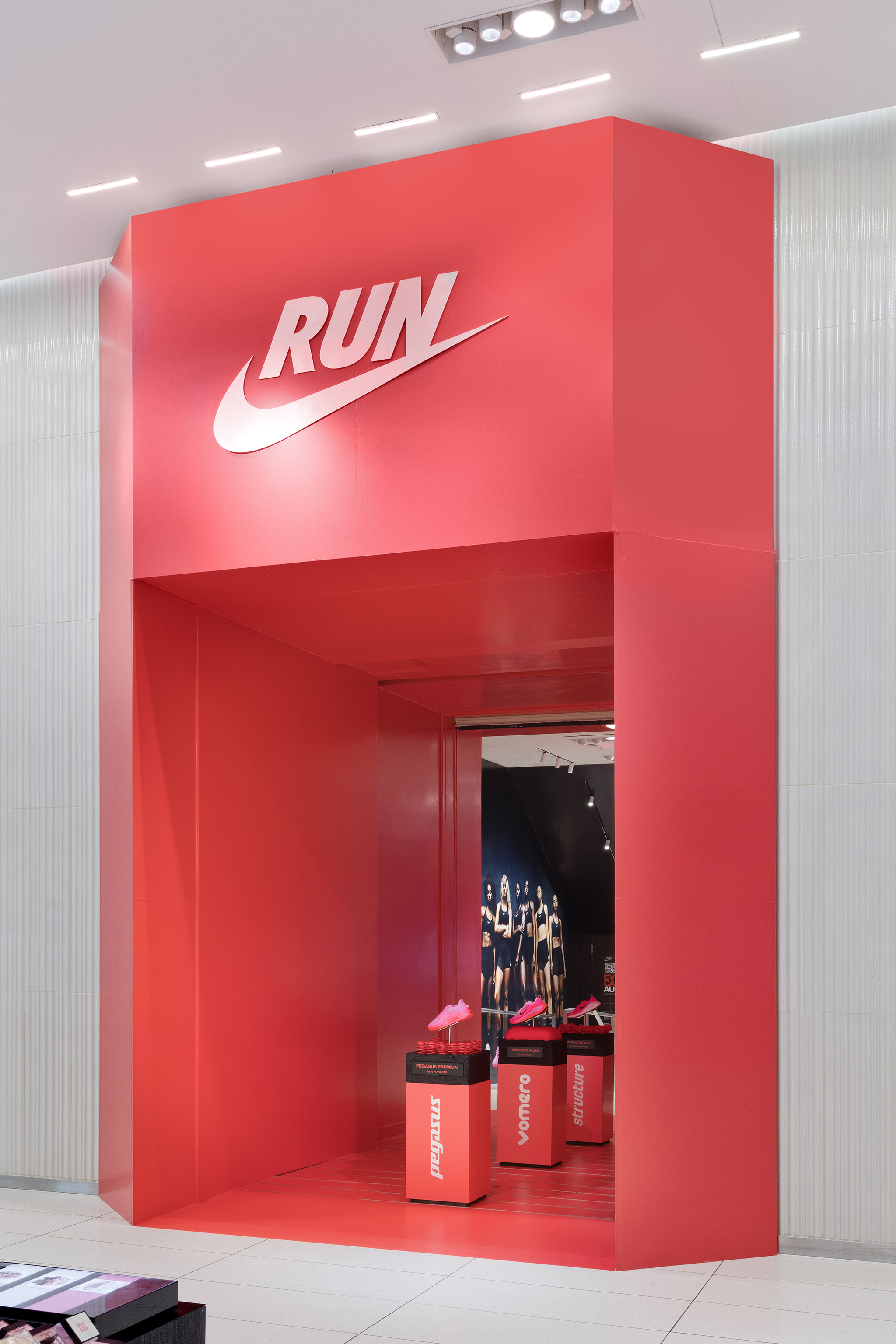 Nike Running @ The Corner at Nordstrom NYC - In-Store Displays