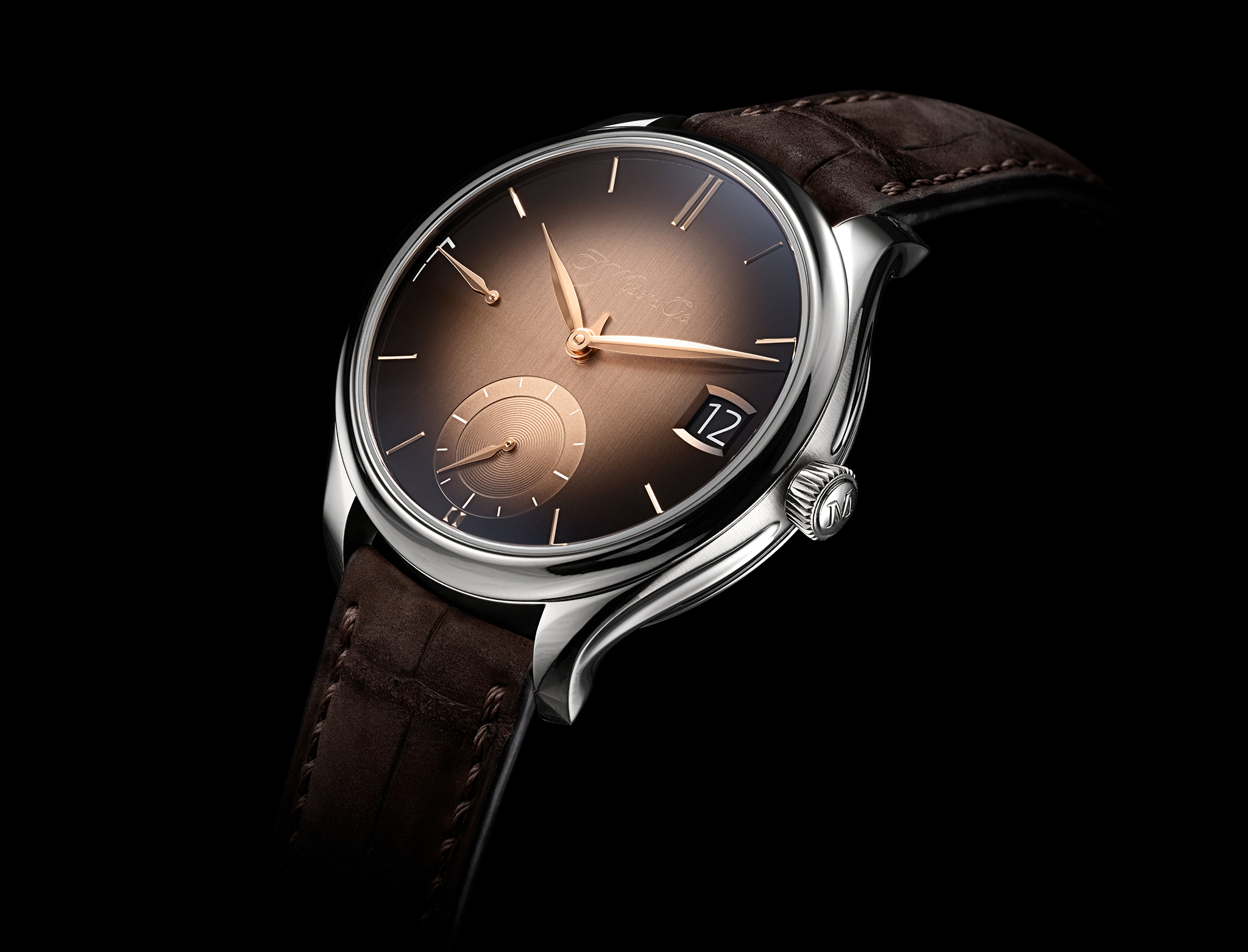 H. Moser's Endeavour Perpetual Calendar Smoked Salmon