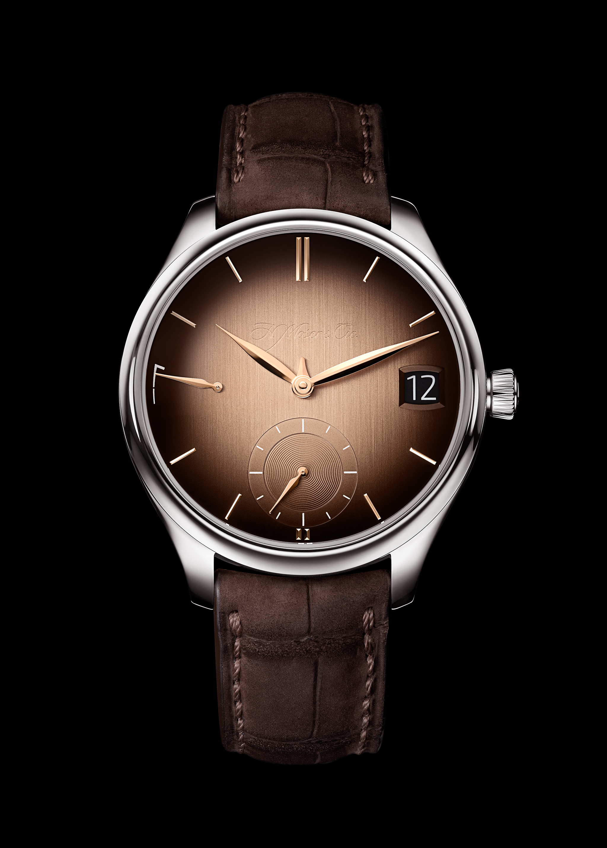 H. Moser's Endeavour Perpetual Calendar Smoked Salmon