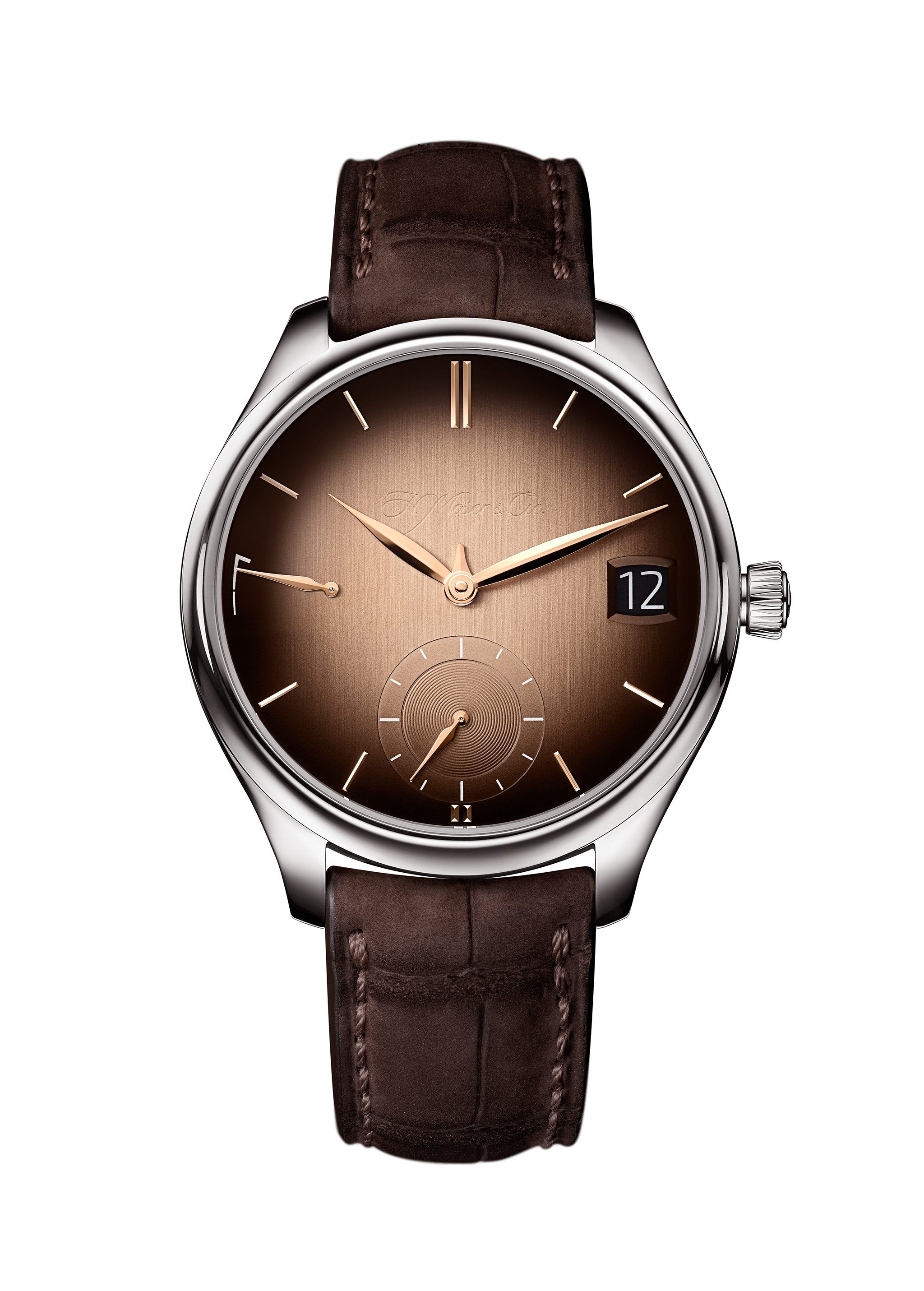 H. Moser's Endeavour Perpetual Calendar Smoked Salmon
