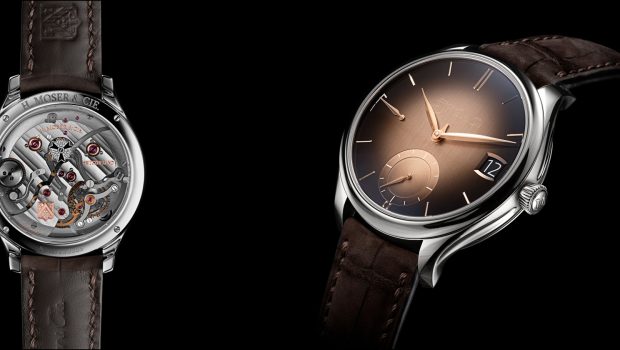H. Moser's Endeavour Perpetual Calendar Smoked Salmon