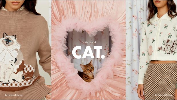 Cult London clothing brand House of Sunny is bringing its playful designs to the world of loyal cat lovers with For the Love of Cat, a limited-edition knitwear drop inspired by iconic breeds and the irresistible charm of the feline personality.