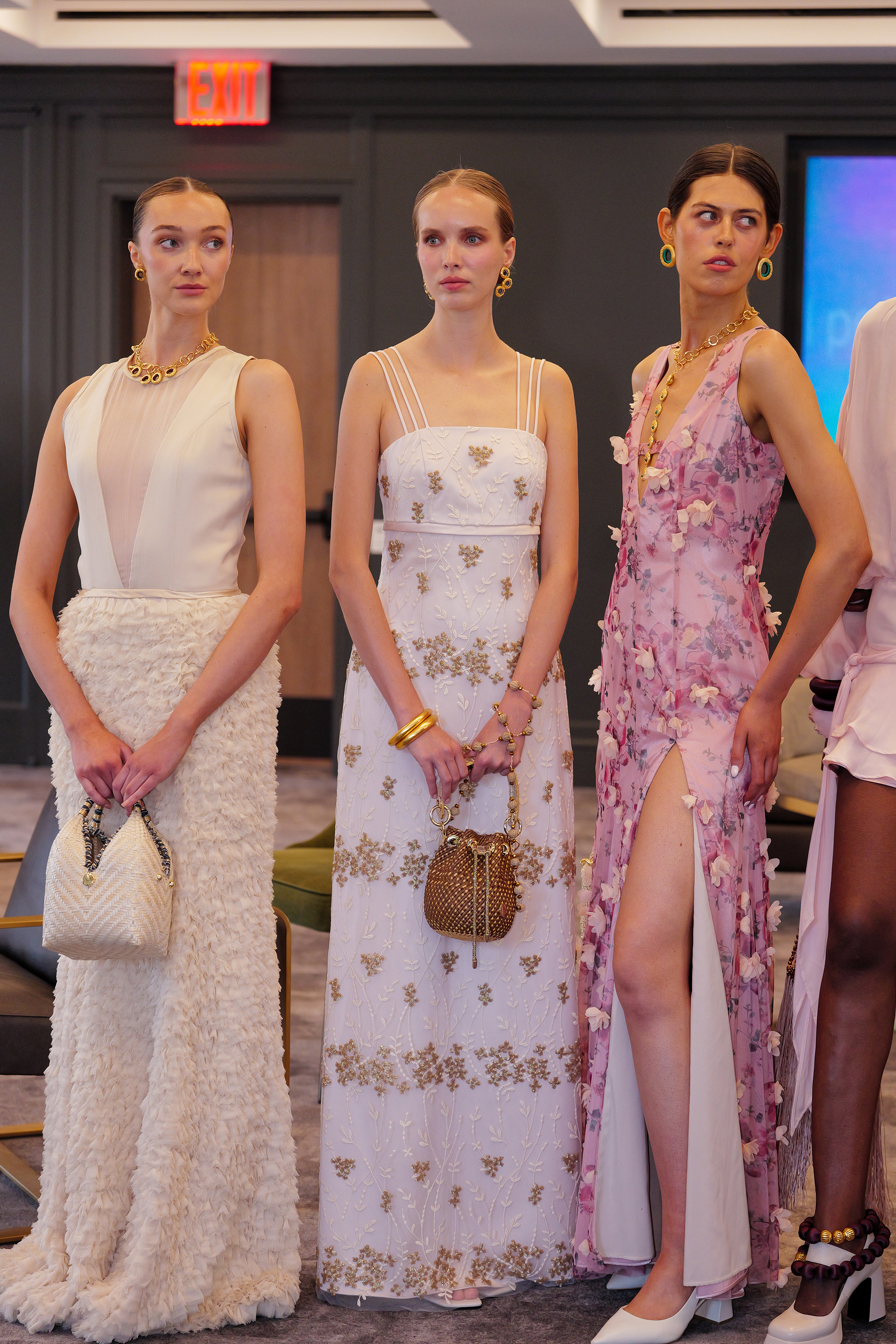 NEW YORK, NY – SEPTEMBER 11, 2025  - Raúl Peñaranda's Spring/Summer 2026 “Bloom” was presented on the CFDA official New York Fashion Week calendar at Studio 45 Rockefeller Plaza, 27th Floor, featuring models in his latest designs and welcoming industry guests.