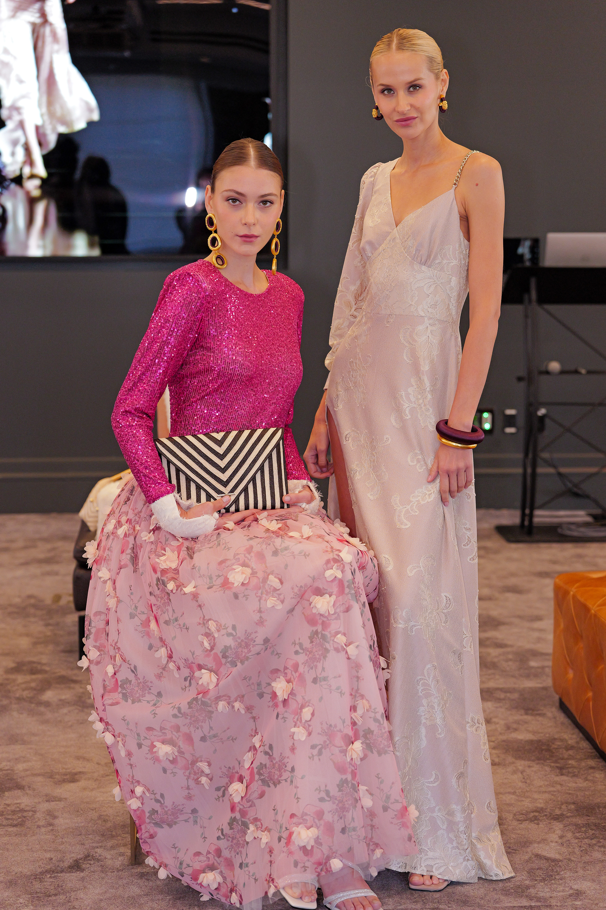 NEW YORK, NY – SEPTEMBER 11, 2025  - Raúl Peñaranda's Spring/Summer 2026 “Bloom” was presented on the CFDA official New York Fashion Week calendar at Studio 45 Rockefeller Plaza, 27th Floor, featuring models in his latest designs and welcoming industry guests.