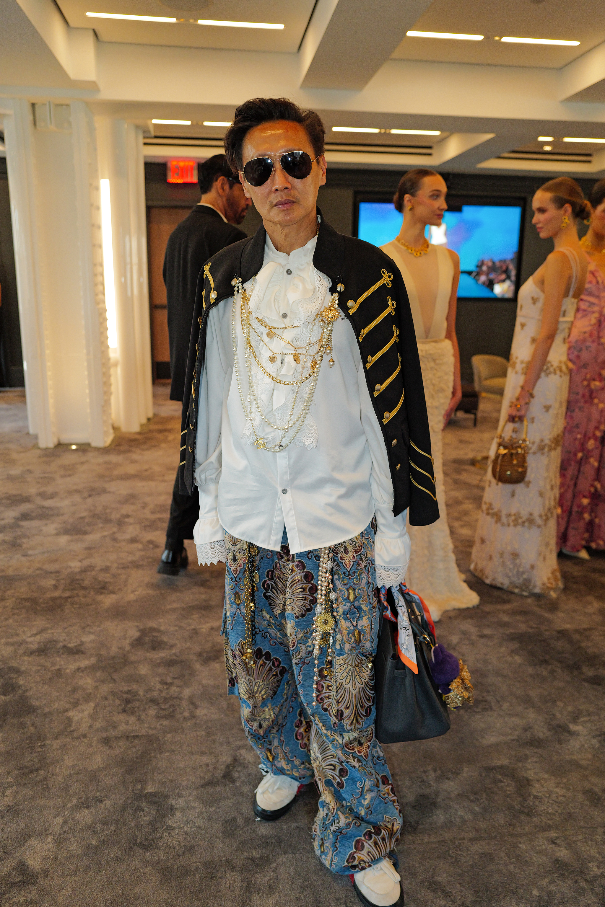 NEW YORK, NY – SEPTEMBER 11, 2025 Photographer Chia-Ta Tsai – @ct_tsai at the Raúl Peñaranda's Spring/Summer 2026 “Bloom” NYFW Presentation.