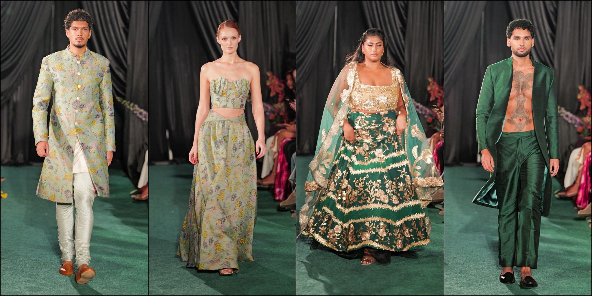 October 15, 2025, New York – Harleen Kaur's Fall 2026 Bridal & Evening Collection Runway Show During New York Bridal Fashion Week. Photo by Chia-Ta Tsai @ct_tsai