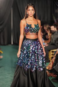 October 15, 2025, New York – Harleen Kaur's Fall 2026 Bridal & Evening Collection Runway Show During New York Bridal Fashion Week.