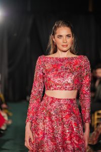 October 15, 2025, New York – Harleen Kaur's Fall 2026 Bridal & Evening Collection Runway Show During New York Bridal Fashion Week.
