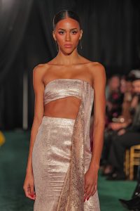 October 15, 2025, New York – Harleen Kaur's Fall 2026 Bridal & Evening Collection Runway Show During New York Bridal Fashion Week.