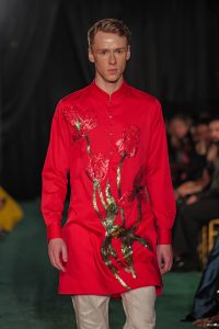 October 15, 2025, New York – Harleen Kaur's Fall 2026 Bridal & Evening Collection Runway Show During New York Bridal Fashion Week.