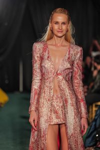 October 15, 2025, New York – Harleen Kaur's Fall 2026 Bridal & Evening Collection Runway Show During New York Bridal Fashion Week.
