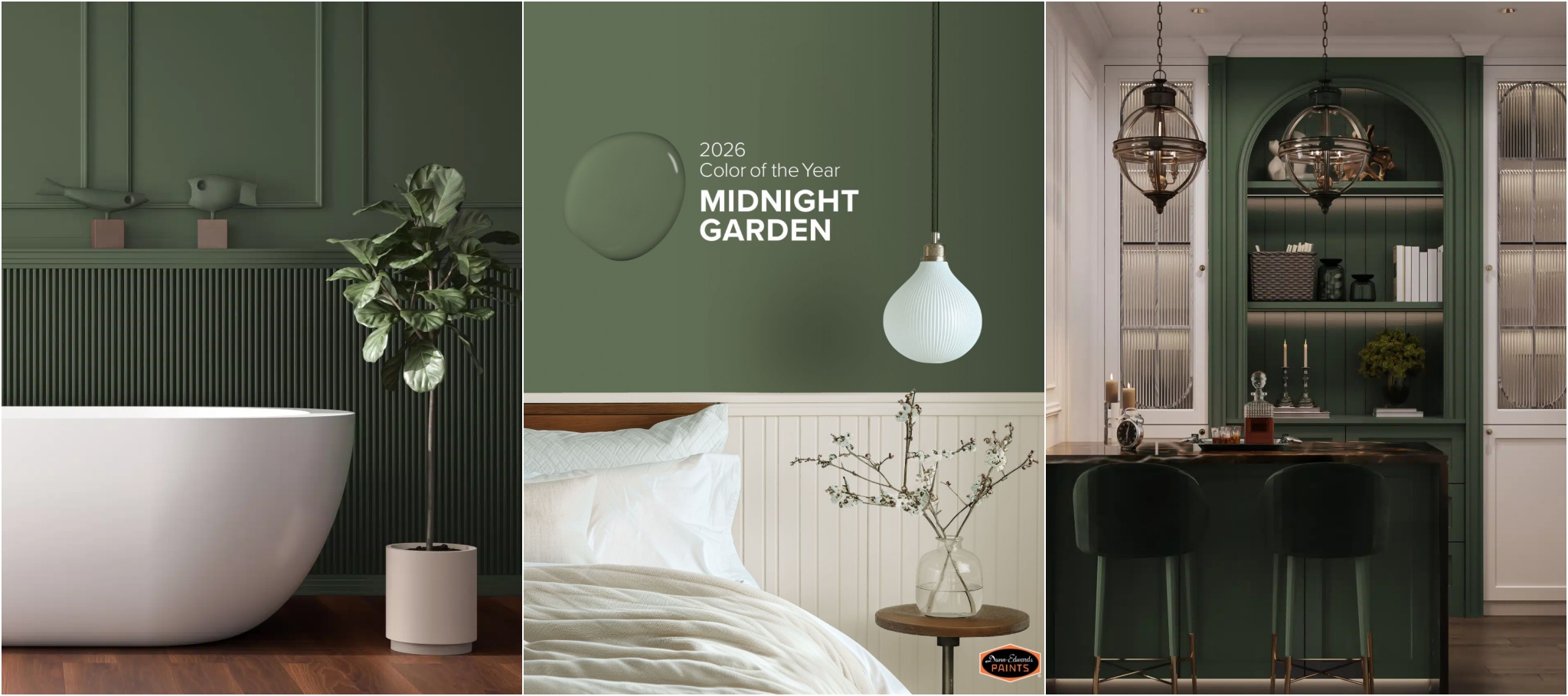 Dunn-Edwards 2026 Color of the Year: Midnight Garden (DE5657) - Fashion ...