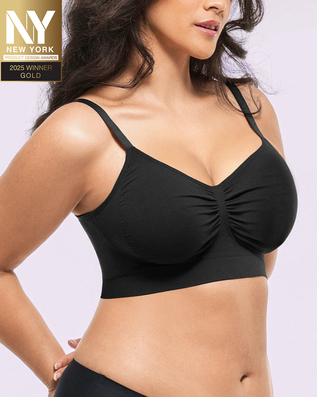 Gold Winner: Bare Essentials™ Skin Flow™ Smooth Unlined Wireless Bra