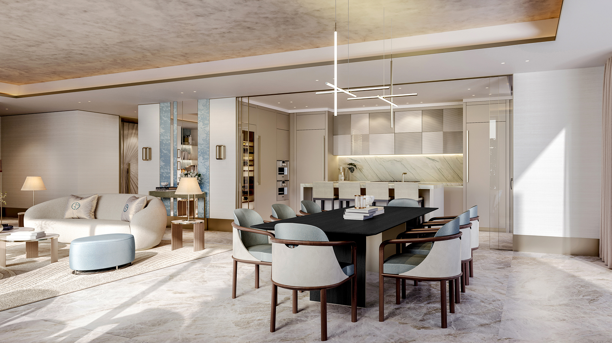 GCC Casa Milano Shenzhen Designed by The One Atelier - The Day Area