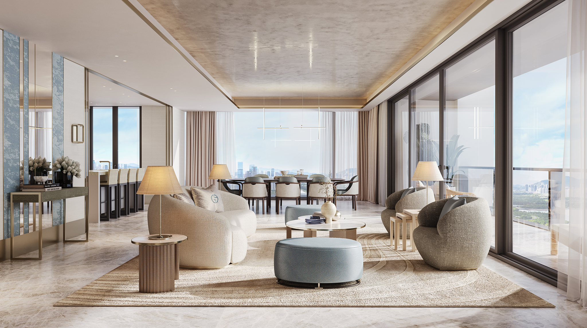 GCC Casa Milano Shenzhen Designed by The One Atelier - The Day Area