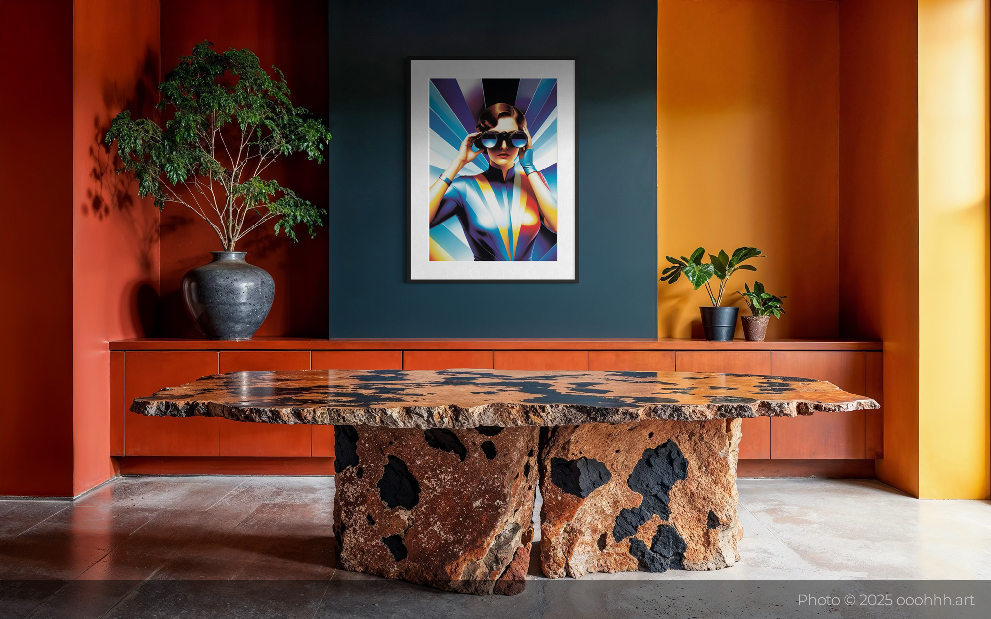 I See You I, Retro Futuristic Pop Art Print (Limited Edition) by ooohhh.art