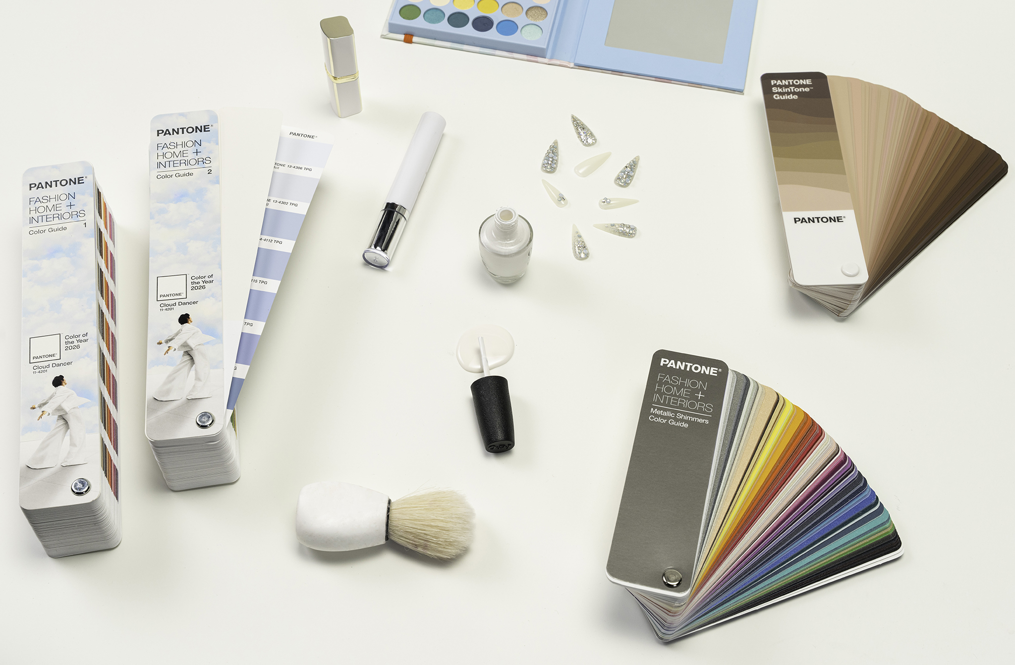Pantone Color of the Year 2026: PANTONE 11-4201 Cloud Dancer FHI Products Usage in Beauty and Hair
Photo © 2025 courtesy of PANTONE®
