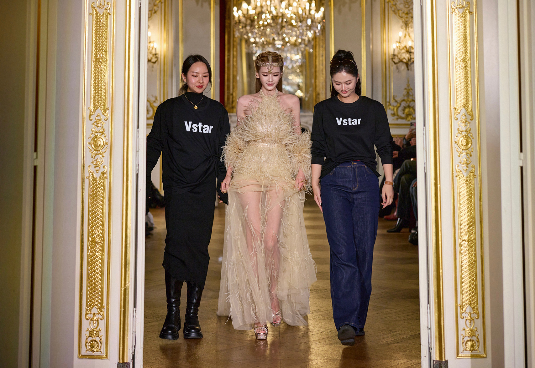 Designer Vivian Lee at the Elephant Princess Spring/Summer 2026 Collection: Wings of Ganesha Runway Finale Photography by Luca Tombolini @lucatombolini