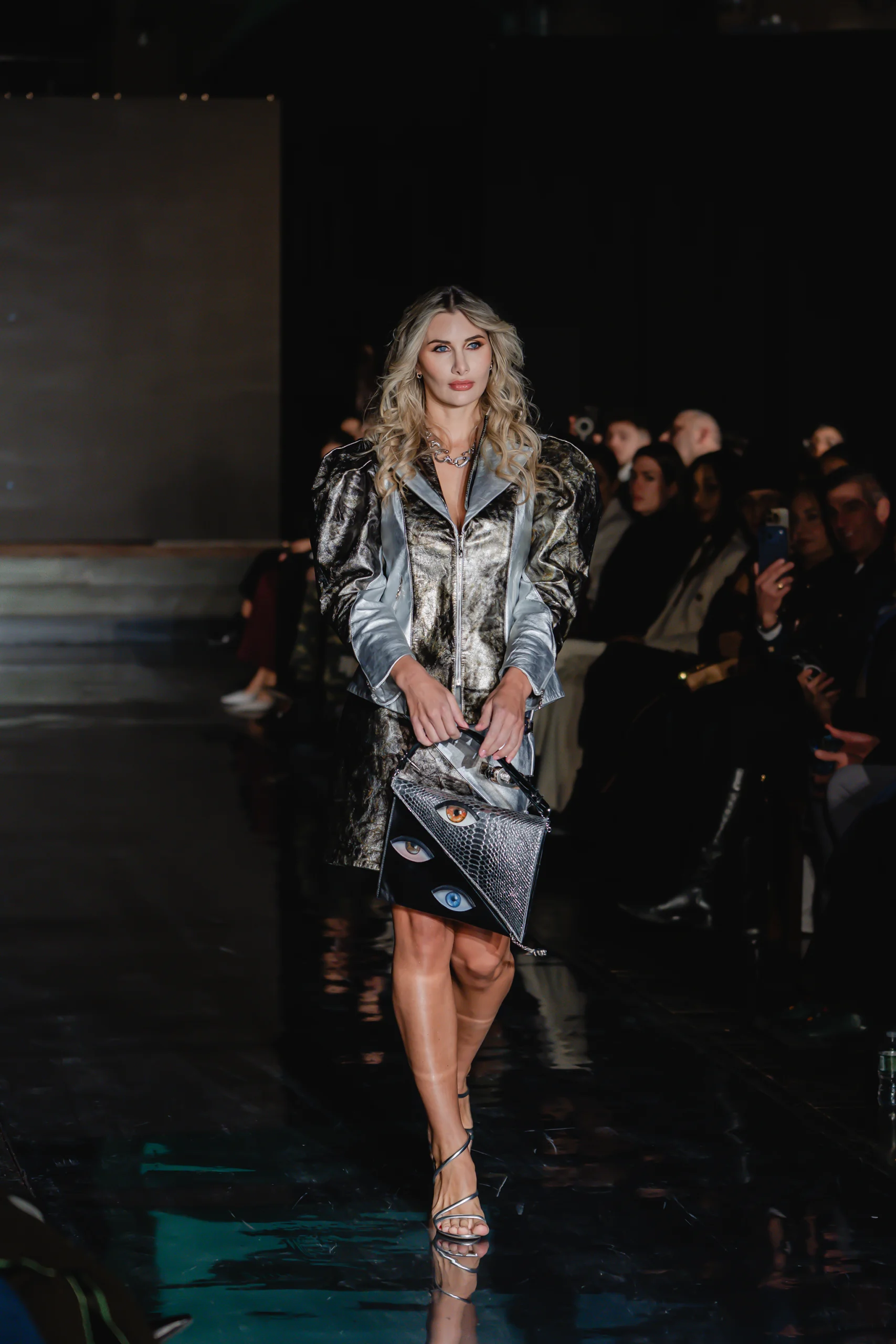 Model Xenye @xenye walking for Minerva Paris @minerva__paris Photo by Christian Mercado Photography @christianmercadophotography