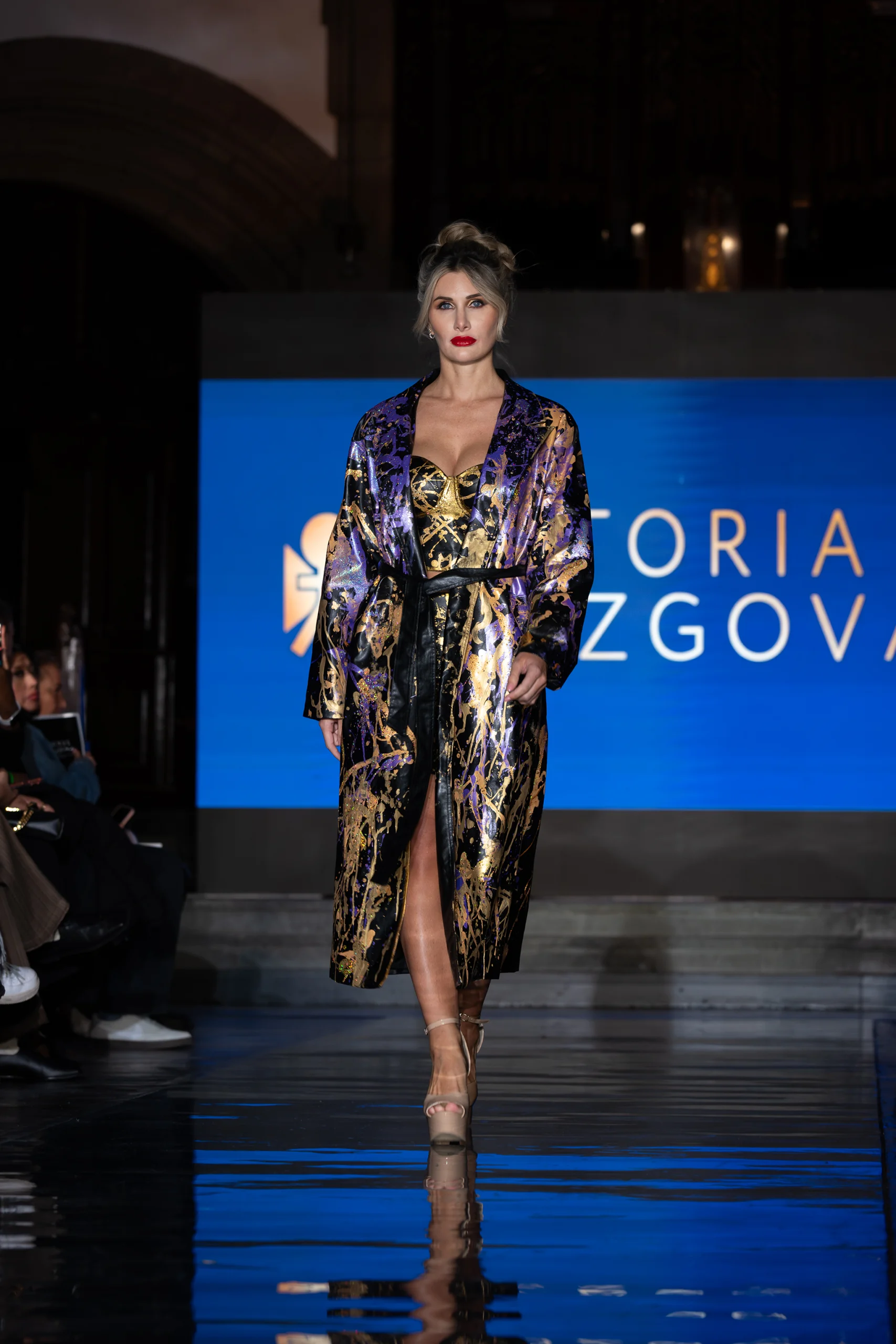 Model Xenye @xenye walking for Victoria Mozgovaya @victoriamozgovaya_brand Photo by Azzama @abocphoto