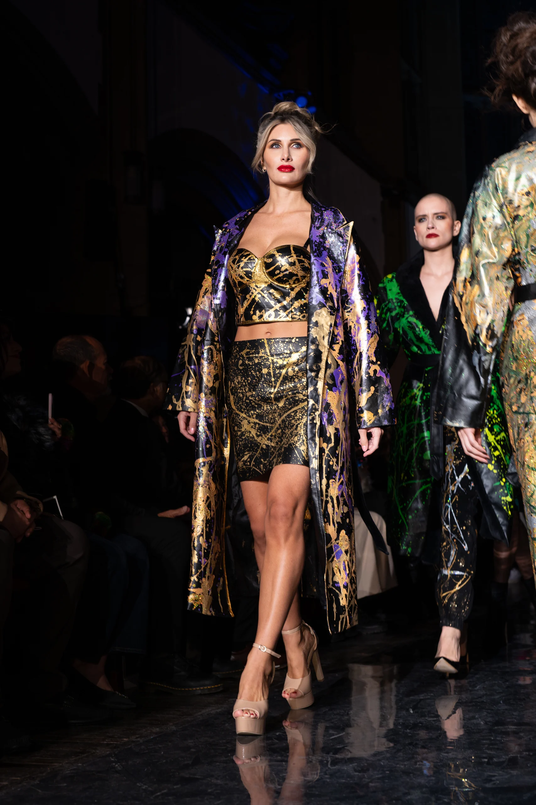 Model Xenye @xenye walking for Victoria Mozgovaya @victoriamozgovaya_brand Photo by Azzama @abocphoto