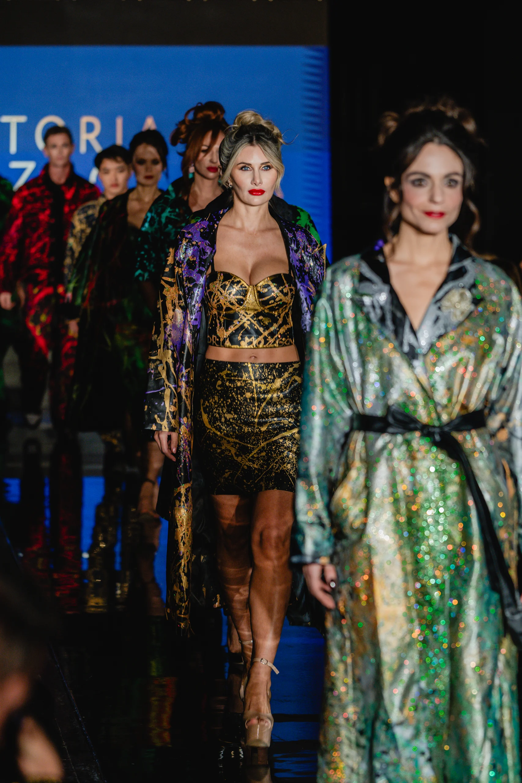 Model Xenye @xenye walking for Victoria Mozgovaya @victoriamozgovaya_brand Photo by Christian Mercado Photography @christianmercadophotography