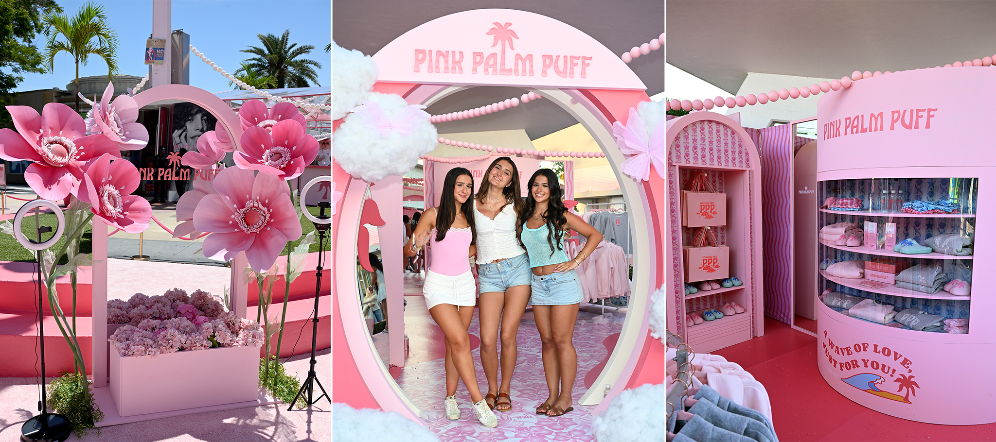 Pink Palm Puff VIP Pop-Up Event in Miami - Fashion Trendsetter