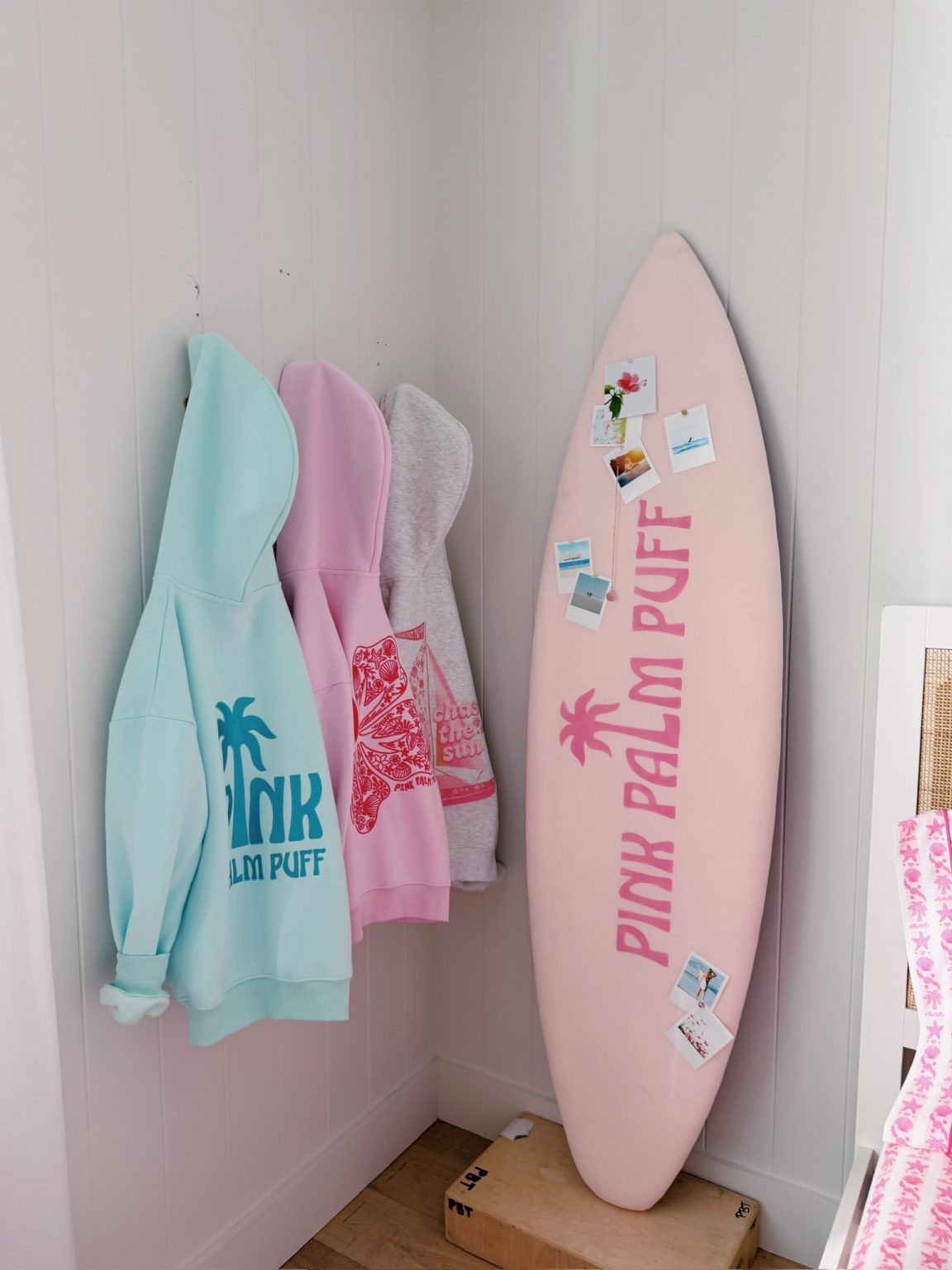 Pink Palm Puff x Pottery Barn Teen - Fashion Trendsetter