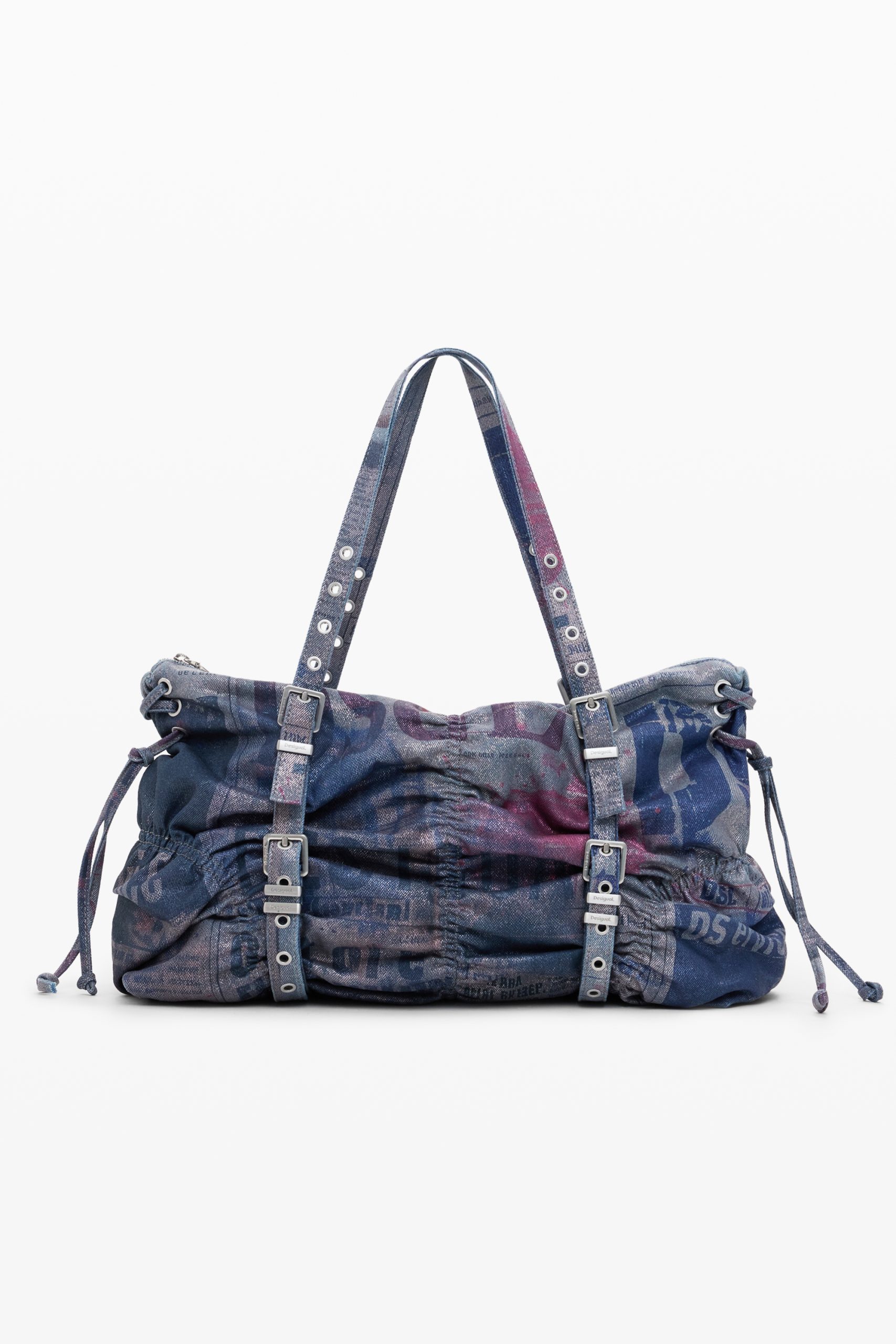 Ruched Newspaper Bag