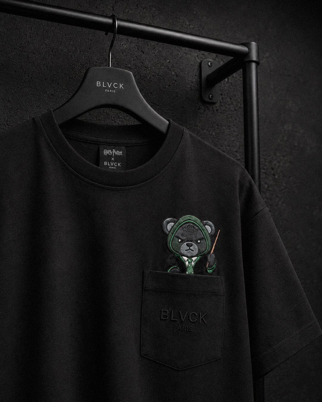 Harry Potter x Blvck "Slytherin" Teddy Tee