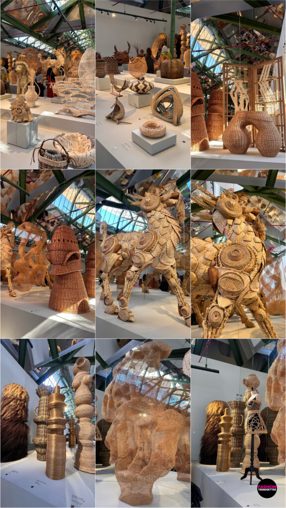 A Rooted Ascent brought woodworkers and weavers into the exhibition itself, allowing visitors to see how organic materials become part of their creative practices.