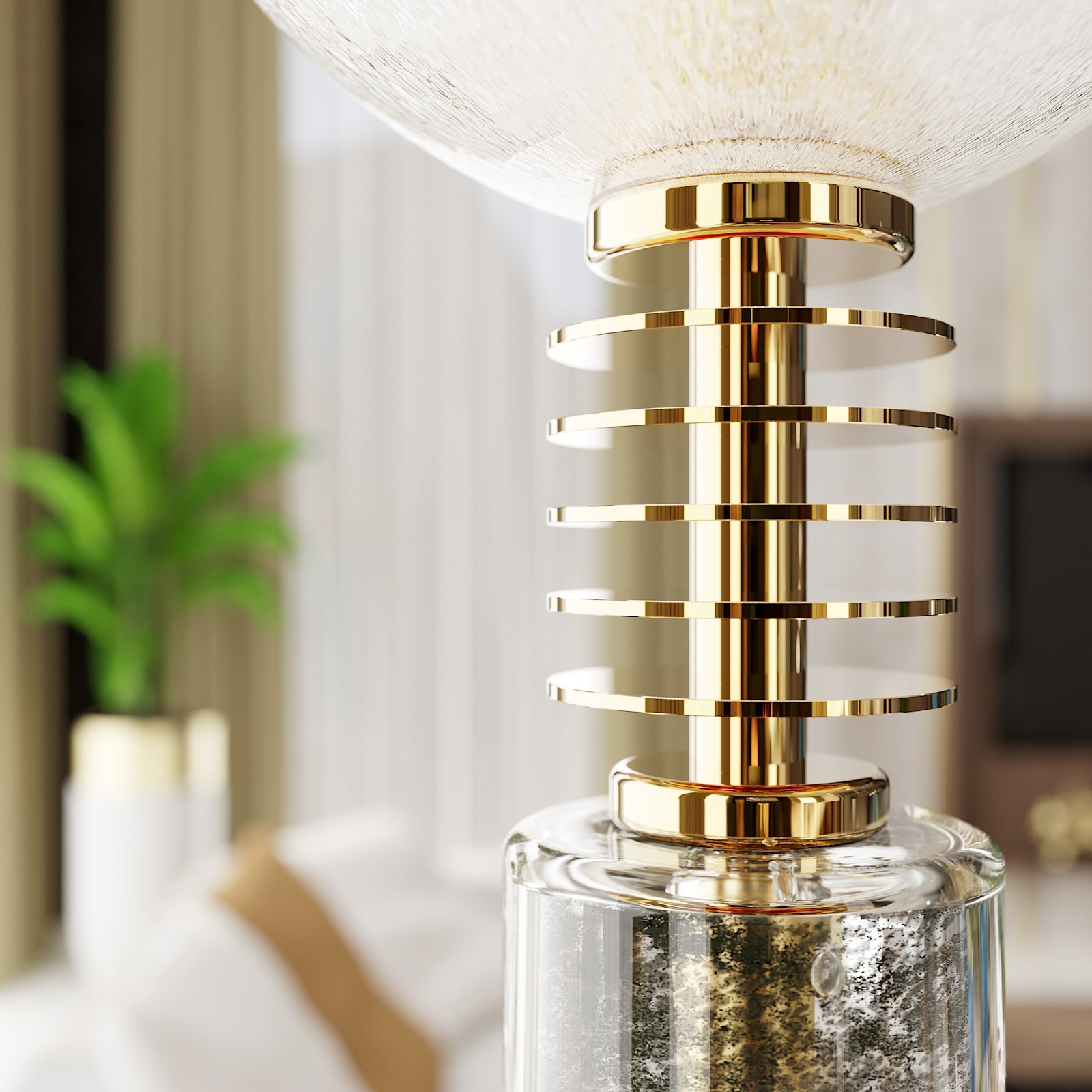 PIUMATI Murano Glass Lighting FALIER Floor Lamp